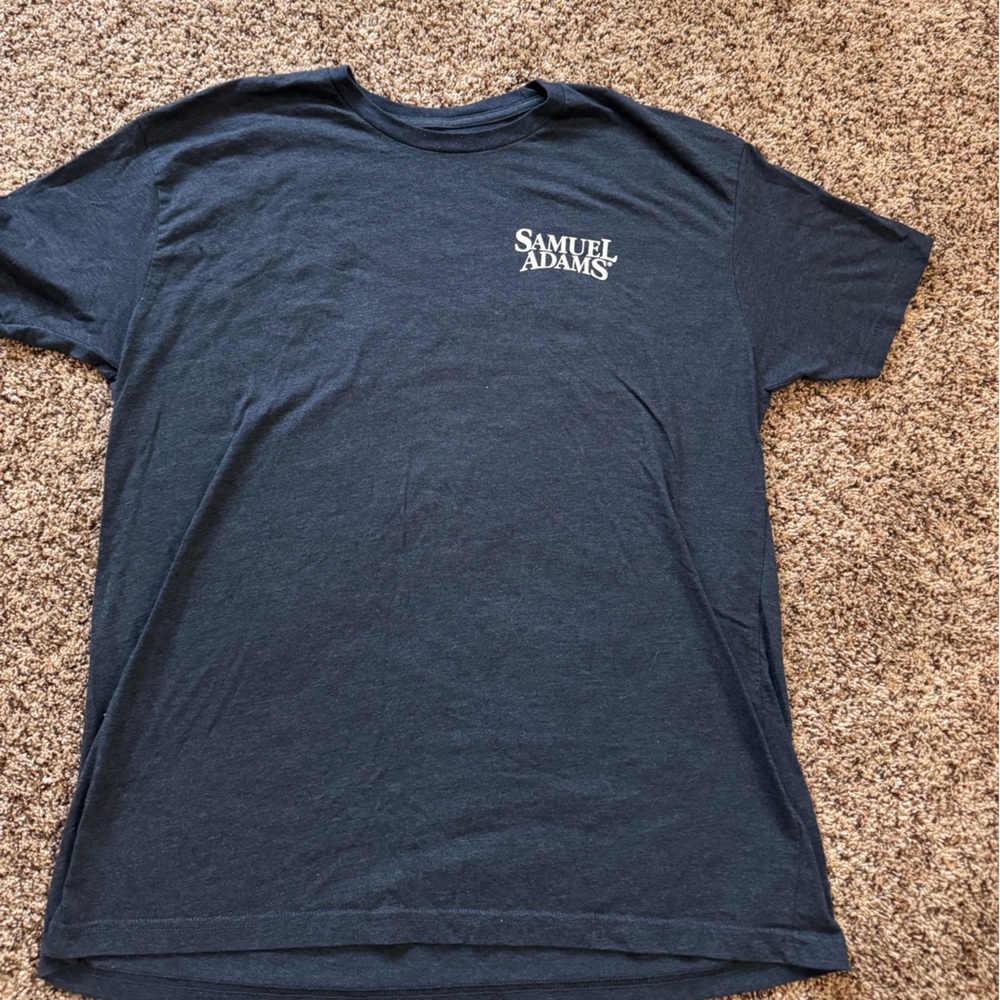 Sam Adams navy Classic Crew Neck